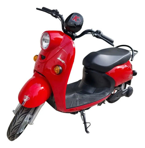 Moto Eléctrica Scooter Retro Potencia 800w Autonomía 40km Multicolor