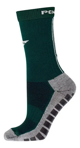 Calcetines Deportivos Penalty Grip 33/38, Color Verde, Talla Única