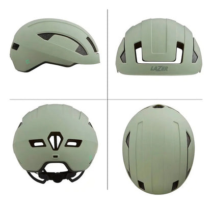 Casco Bicicleta Urbano Lazer Cityzen Sitema Kc De Seguridad Color Verde Mate Talle L