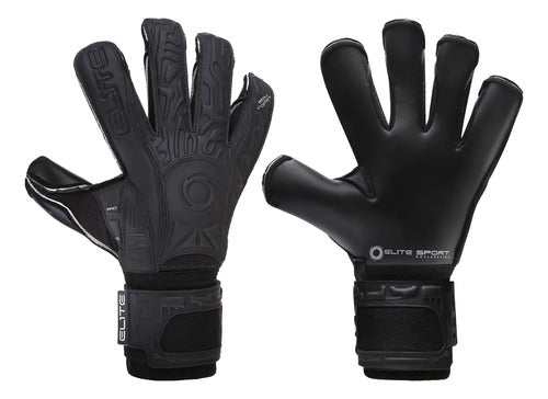 Guante De Arquero Elite Sport Solo Black Pro Adulto Mmsports