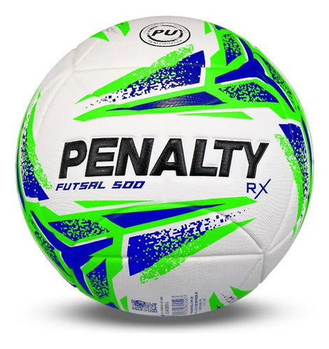 Penalización Por Balón De Futsal Rx 500 Xxiii Blanco-verde-azul