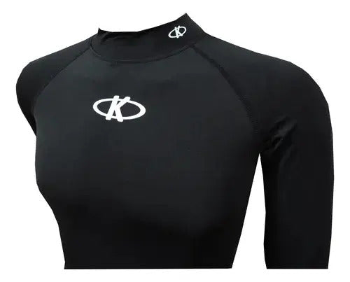 Remera Polera Térmica M/larga Deportiva Con Cuello Mmsports