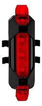Luz Trasera Led C/carg. Usb A Prueba De Agua Para Bicicleta Negro/rojo