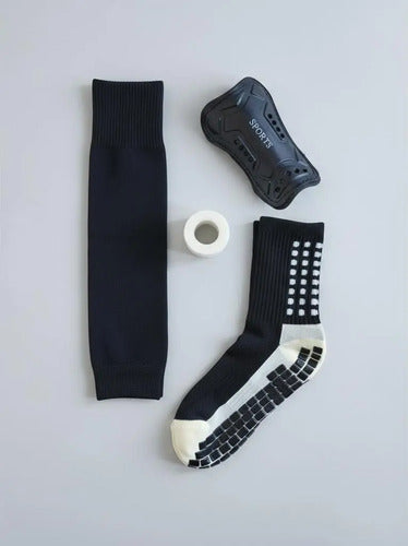 Combo Medias Antideslizantes+medias Spie+canillera+venda