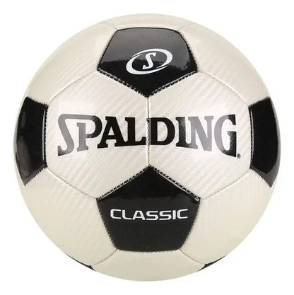 Pelota Spalding Futbol 11 Cancha Tamaño 5 Oficial Color Blanco/negro