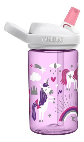 Botella Camelbak Eddy Kids Niño 400ml Mmsports Arcoiris Unicornio