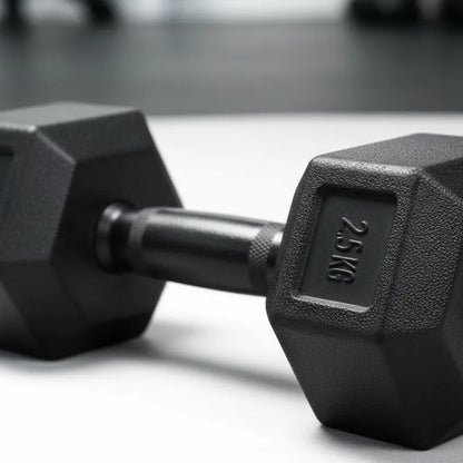 Kit Fitness Completo Pesas Mancuernas Kettlebell Colchoneta Negro