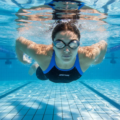 Lente Natación Espejado Speedo 3.0 Vanquisher Mirrored Mm Negro