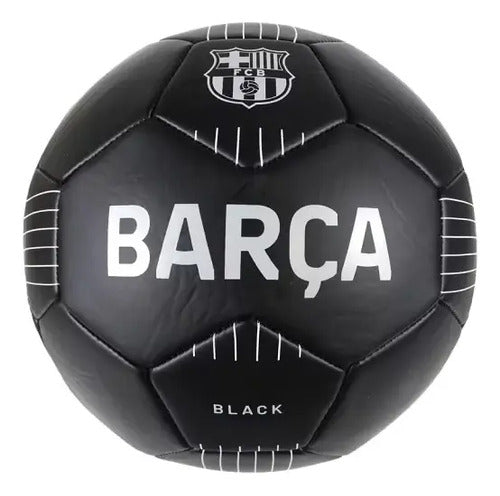 Pelota De Fútbol Dribbling Black N° 5 Drb Licencia Oficial Barcelona