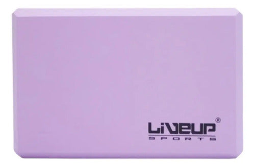 Ladrillo Goma Eva Deporte Gimnasia Yoga Pilates Livepro Violeta