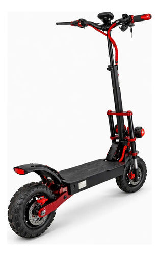 Monopatín Eléctrico Knex Moster - Motor 1000w - Plegable Rojo