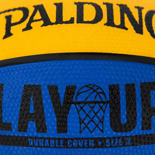 Balón De Baloncesto Spalding Lay-up Mini Outdoor 22 Blue-orange Azul