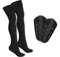Kit De Calcetines Y Leggings De Fútbol Sala Para Adultos Y Jóvenes, Tallas 39-44 Negro Adulto Talla 39-44