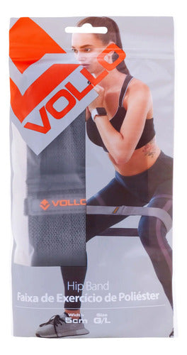 Banda Resistencia Circular Elástica Yoga Pilates - Vollo Negro