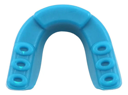 Protector Bucal Simple Boxeo Termomoldeable - Livepro Celeste