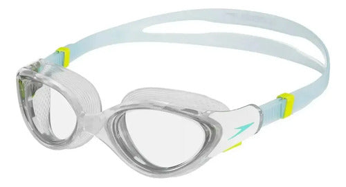 Lentes Natación Speedo Biofuse 2.0 Dama Mmsports Transparente/blanco