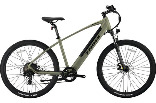 Bicicleta Eléctrica Trinx Groove Mtb 27,5 Color Verde Musgo