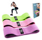 Set Bandas Tela Umbro De 3 Banda Kit Yoga Pilates Gimnasio Color Verde/rosa/violeta