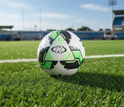 Pelota Fútbol K 2023 N5 Negra/blanca/flúor Entrenamiento Blanco/negro/fluor