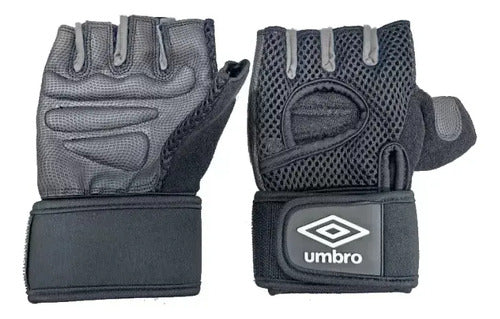 Guante De Entrenamiento Fitness Musculacion Umbro Mmsports Azul Lisa M
