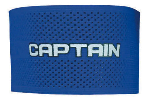 Brazalete De Capitán Kelme C/elastico Azul Único