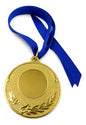 Medalla Trofeo Hierro Con Cinta X 10 Unidades 5 Cm Dorada