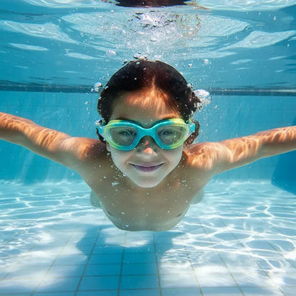 Antiparras De Natación Hydro Vaikan Junior 6-12 Años Color Aqua Verde