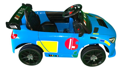 Auto Infantil 6v 1 Motor Rc C/balanceo 3 Vel + Pelota Futbol Multicolor