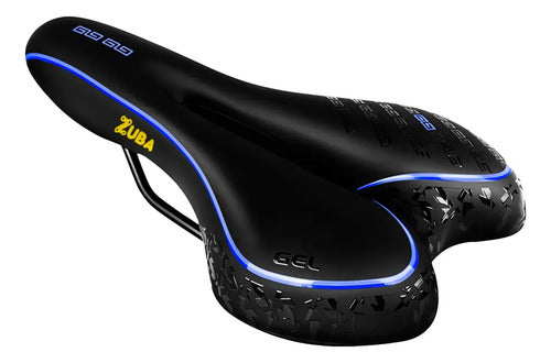Asiento Bicicleta Mtb Comodo Az-066 Zuba Bike Azul 28 Cm 16 Cm