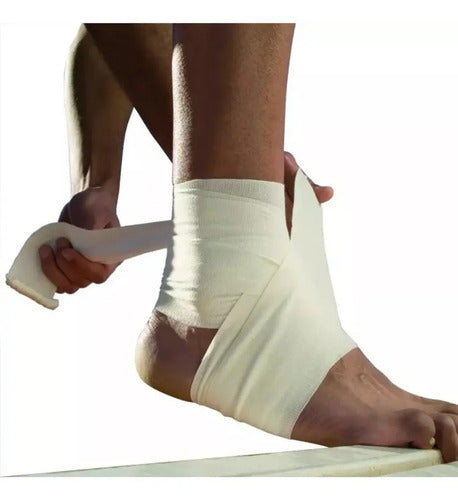 Venda Semi-elastica 3mts X 9cm Blanco