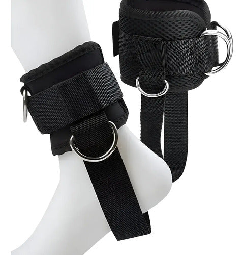 Tobillera Para Polea Liviana - K'nex Mmsports Negro
