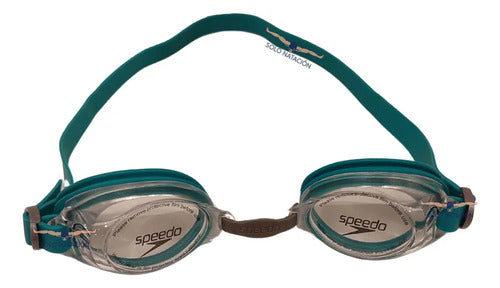 Lentes Speedo Jet De Agua Natación Piscina Playa Color Verde/transparente (408)