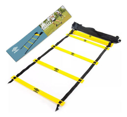 Escalera De Coordinacion 12 Escalones 6mts Umbro Amarillo