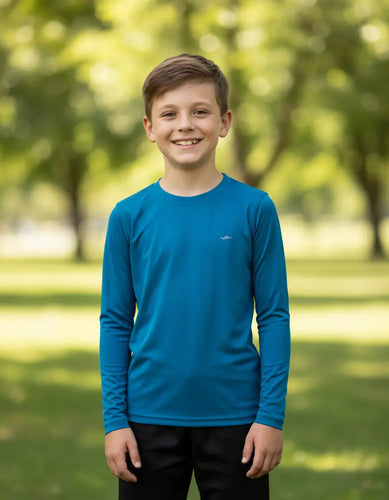 Remera Térmica Manga Larga Niño/a - Elite Mmsports