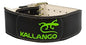 Cinturón Cuero Gimnasio Crossfit Pesas Musculción Kallango® Negro