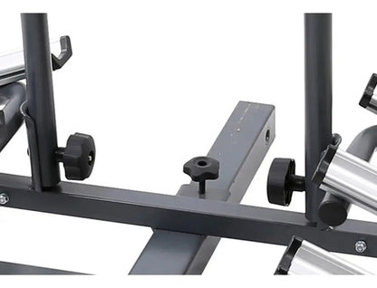 Rack Porta 3 Bicicletas Para Auto Enganche Trasero 2 Agarres Negro/verde