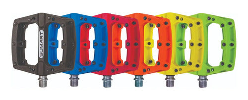 Pedales Bicicleta 9/16 105 X 100 X 18,5 Mm Colores Sumart