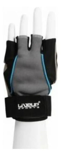 Guantes Gimnasio Entrenamiento Pesas Musculación Gym Livepro Gris Lisa L