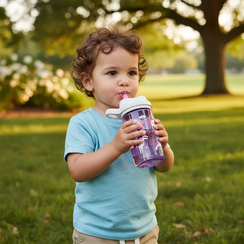 Botella Camelbak Eddy Kids Niño 400ml Mmsports Arcoiris Unicornio