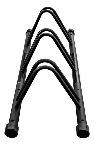 Kit Estacionamiento Rueda 3 Bicicletas Individual - Zuba Negro