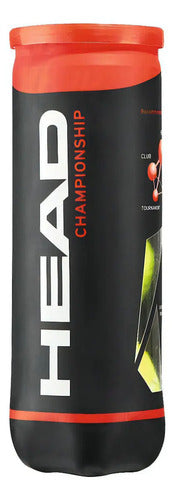 Tubo X3 Pelotas Head Championship Tenis Padel Importadas Itf Amarillo