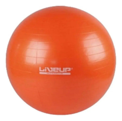 Pelota De Pilates Fitball 65cm Yoga Fitness Gym Livepro Naranja