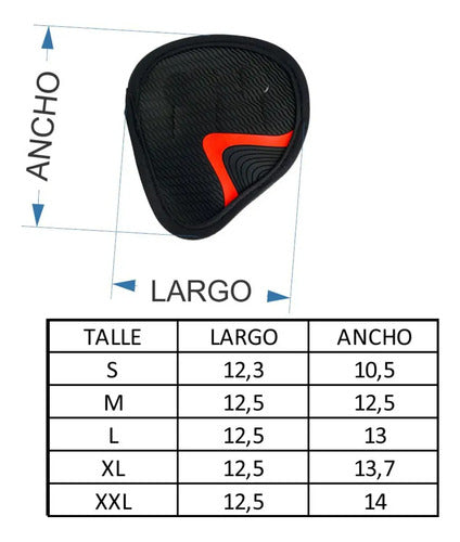 Guantillas Gimnasio Protector Manos Tipo Guante Rhino