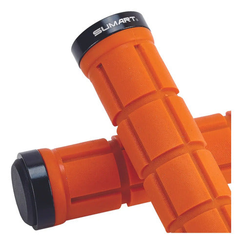 Puño Grip Mango Bicicleta Antideslizante 132mm Dual Lock