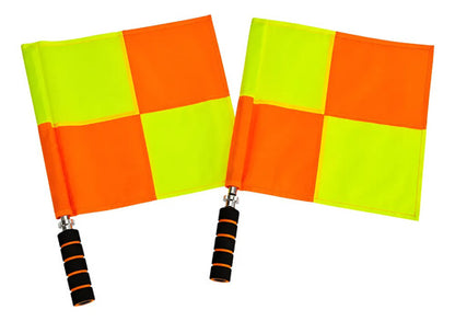 Banderín Bandera Juez Árbitro Línea Fútbol X2 Amarillo