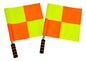 Banderín Bandera Juez Árbitro Línea Fútbol X2 Amarillo