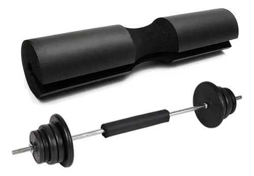 Almohadilla Para Sentadillas Proteccion Hombros Barra 45 Cm Negro