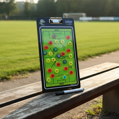 Pizarra Táctica Fútbol Completa Fichas, Marcador Y Borrador Verde