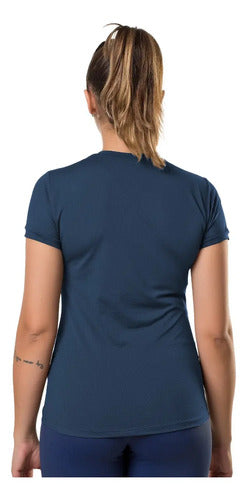 Remera M/corta Dama Elite Fitness Uv50+