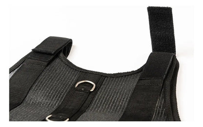 Chaleco De Traccion Para Potencia Bandas Elasticas Kallango® Negro